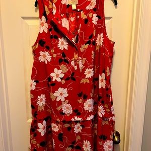 Super cute LOFT Sleeveless floral dress